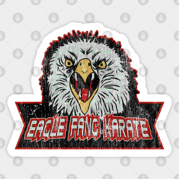 Vintage Eagle Fang Karate Sticker by OniSide